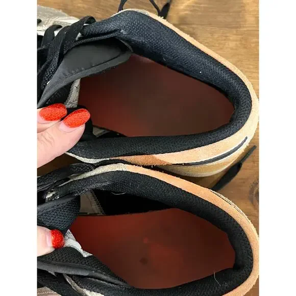 Air Jordan 1 Low SE Flight Club Men’s Size 9 Black Grey Suede Athletic Sneakers - Picture 10 of 11